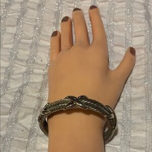 Elegant Silver Cuff Bracelet